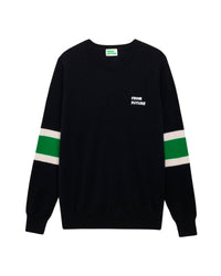 Pull à brassard bicolore from future en cachemire - Black