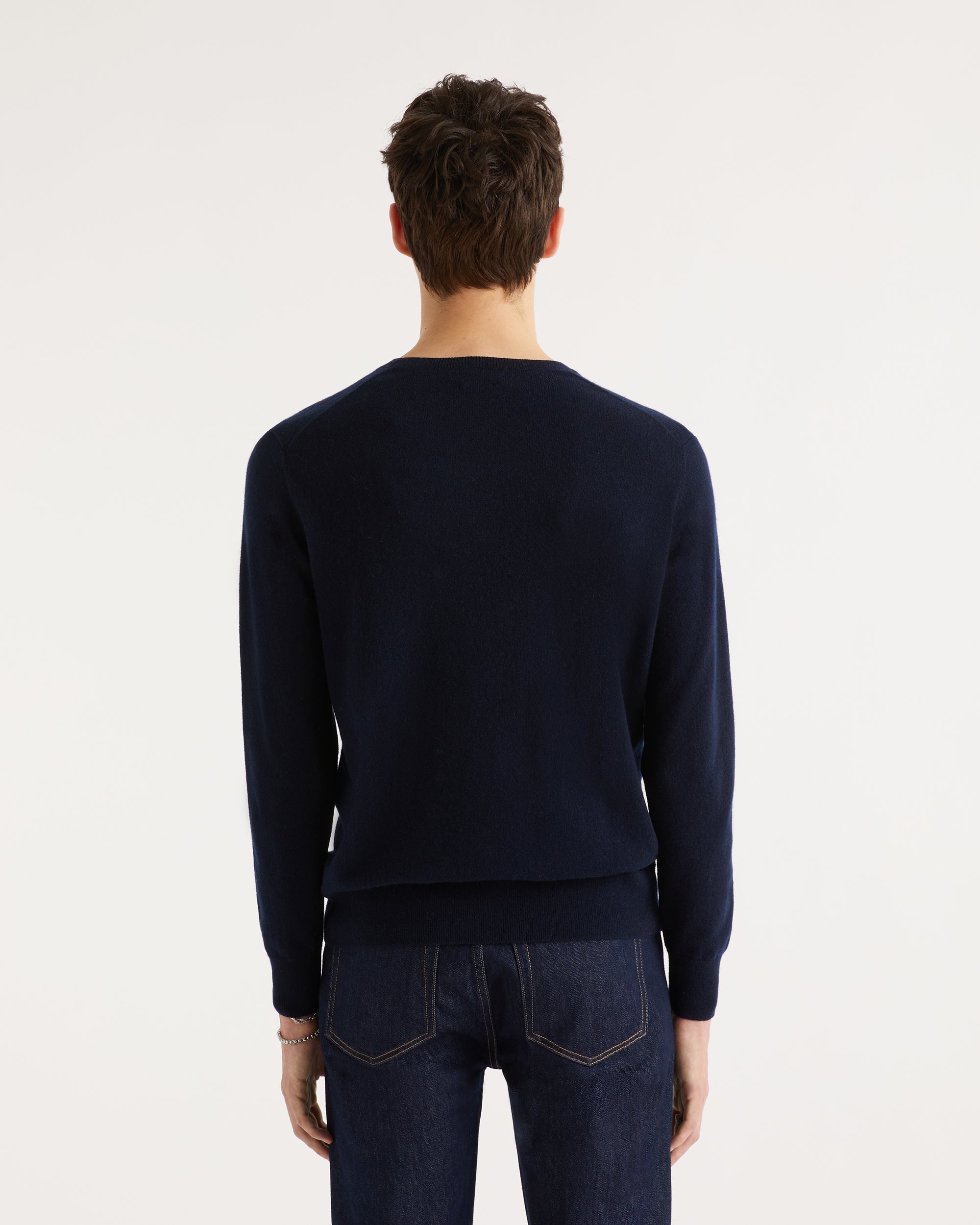 Pull Future motel en cachemire - Navy