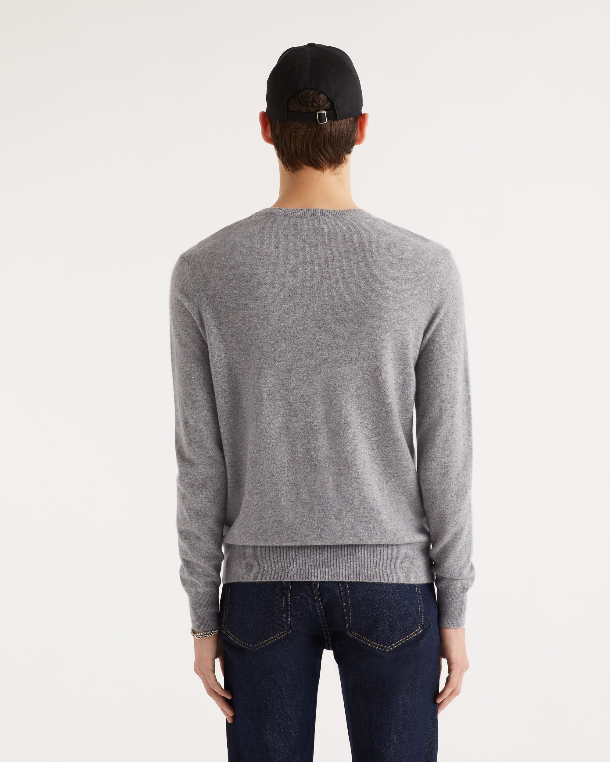 Pull Greetings from future en cachemire - Dark Heather Gray