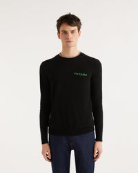 Pull Future brode Light en cachemire - Neon Orange