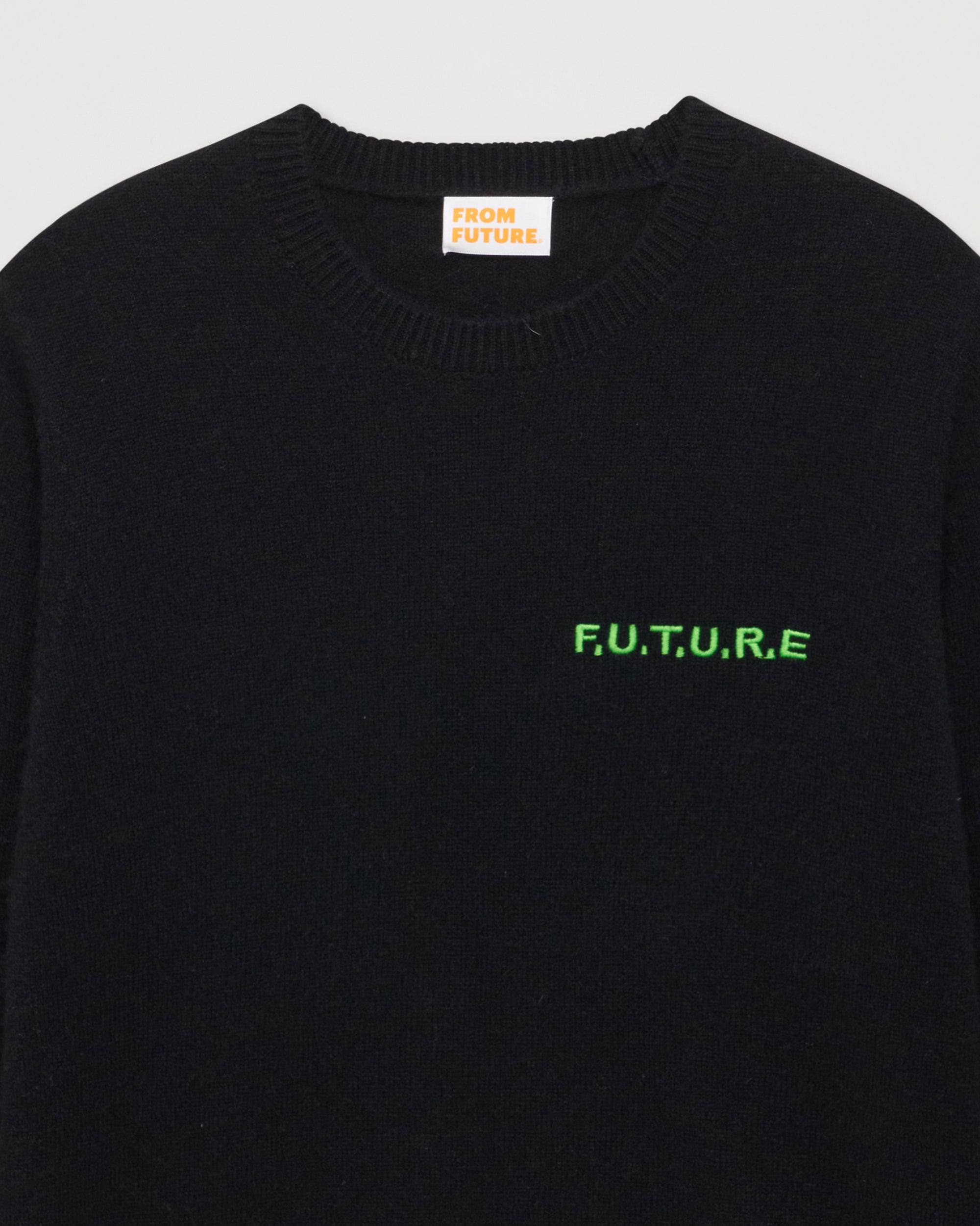 Pull Future brode Light en cachemire - Black