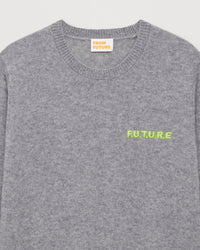 Pull Future brode Light en cachemire - Dark Heather Gray