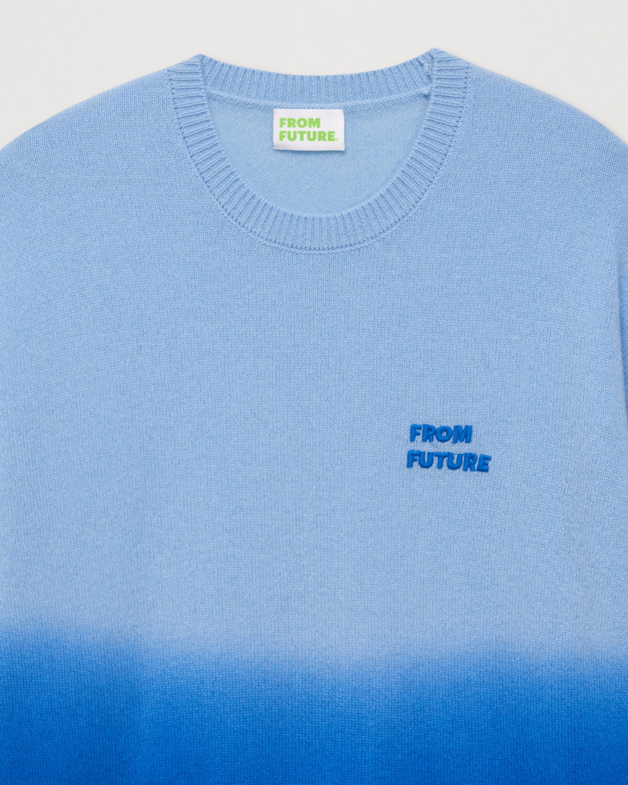 Pull Dip dye from future en cachemire - Blue