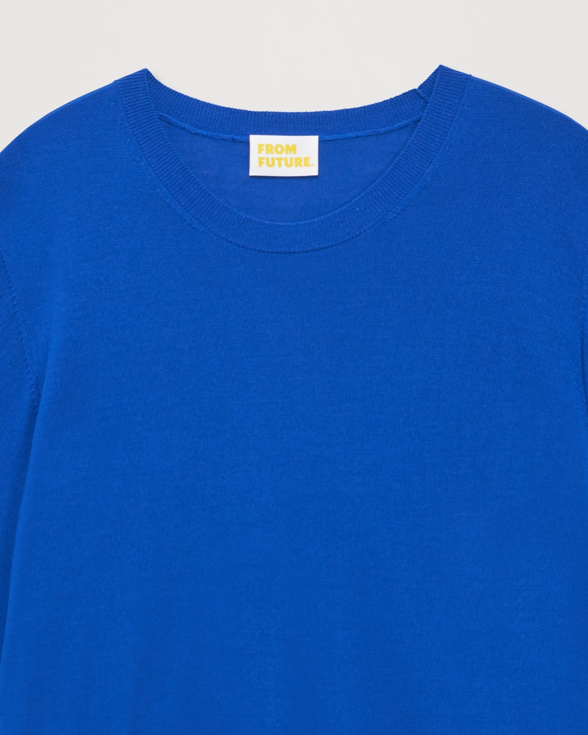 Pull à rayures from future manches en laine mérinos - Crazy Blue