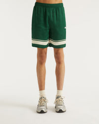 Short à rayures - Green