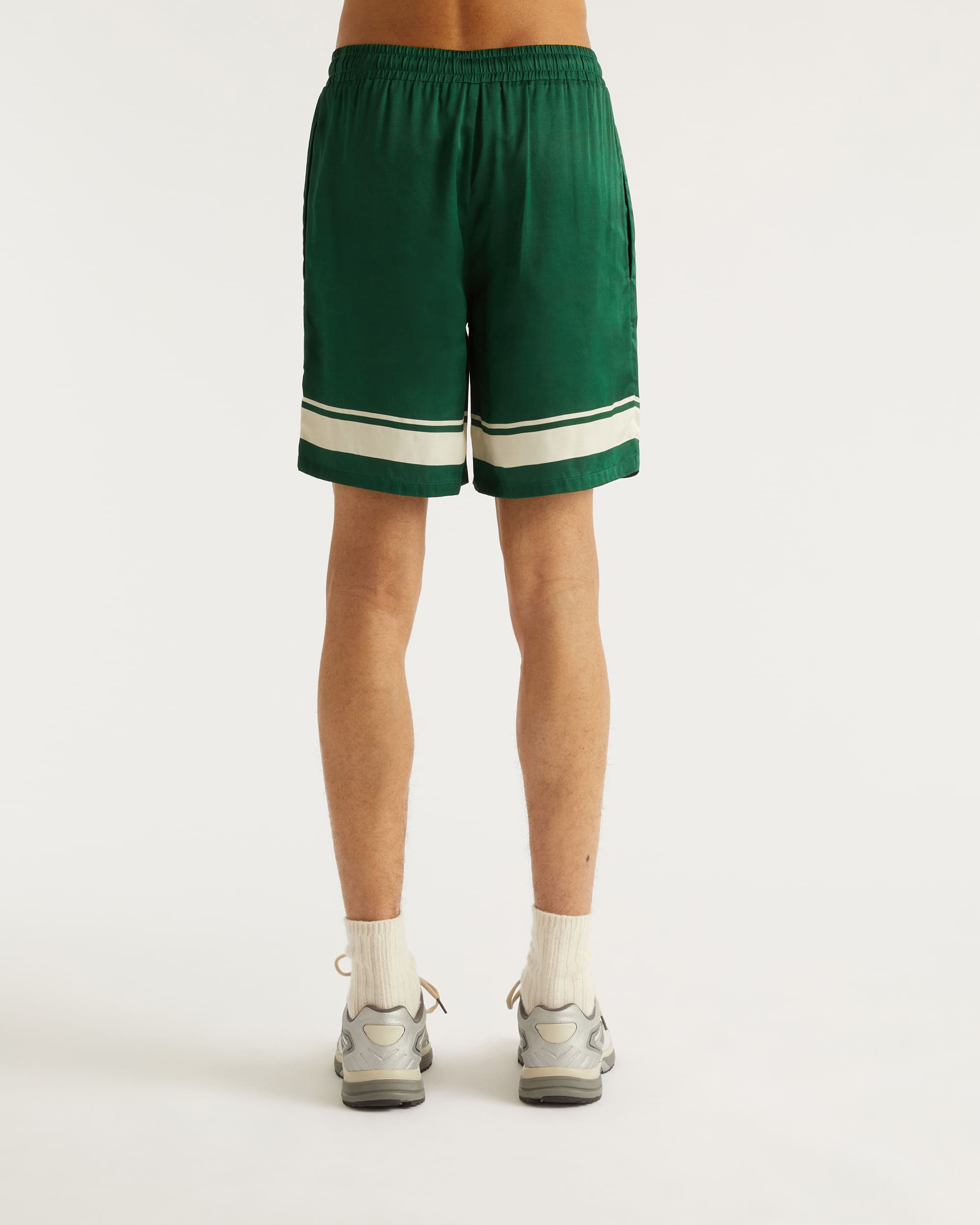 Short à rayures - Green