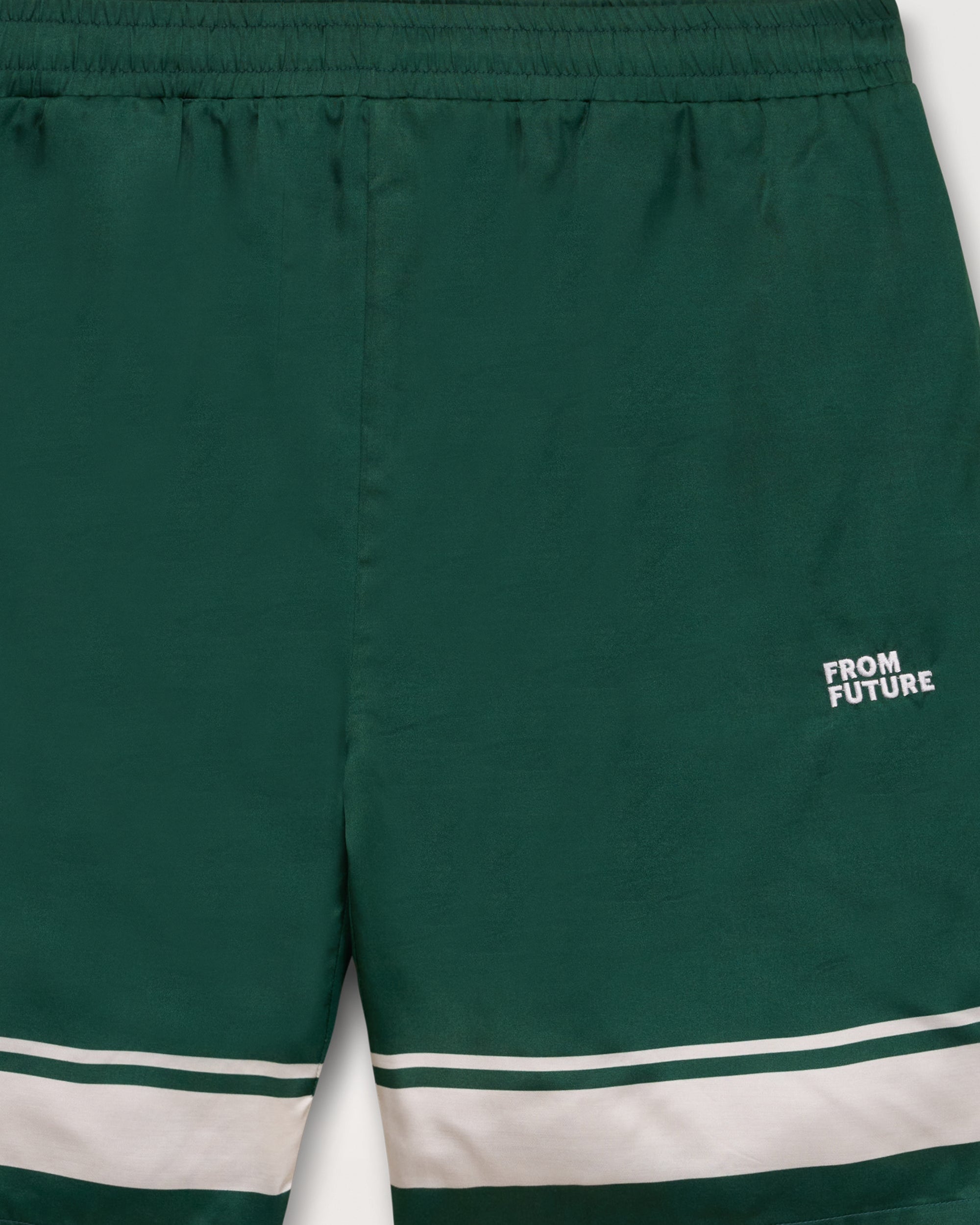 Short à rayures - Green