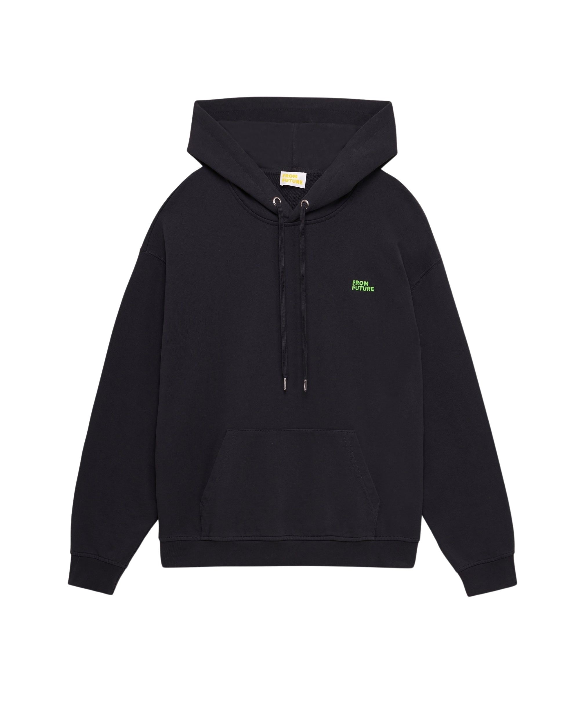 Hoodie unisexe oversize à broderie - Dark Anthracite