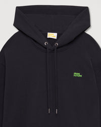 Hoodie unisexe oversize à broderie - Dark Anthracite