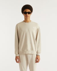 Sweat à col rond oversize - Pearl Grey