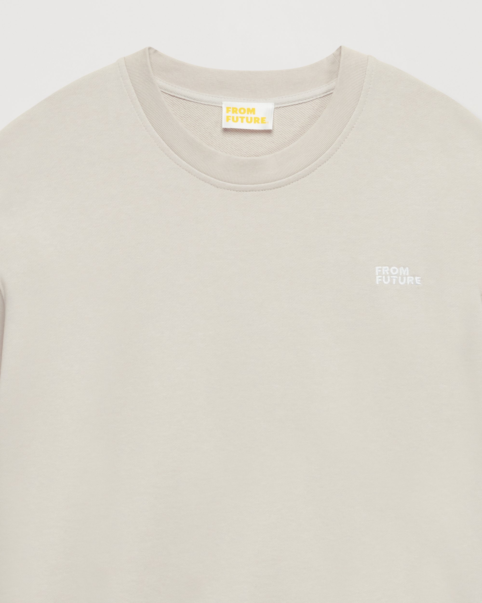 Sweat à col rond oversize - Pearl Grey