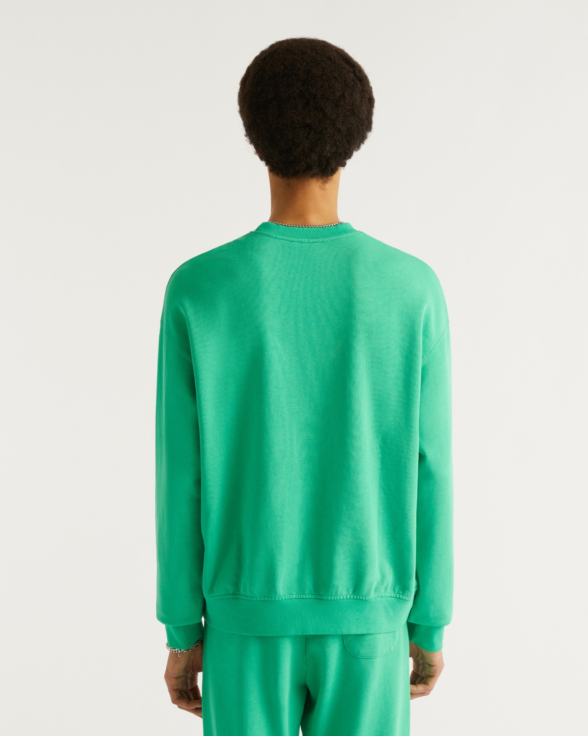 Sweat à col rond oversize - Acid Green