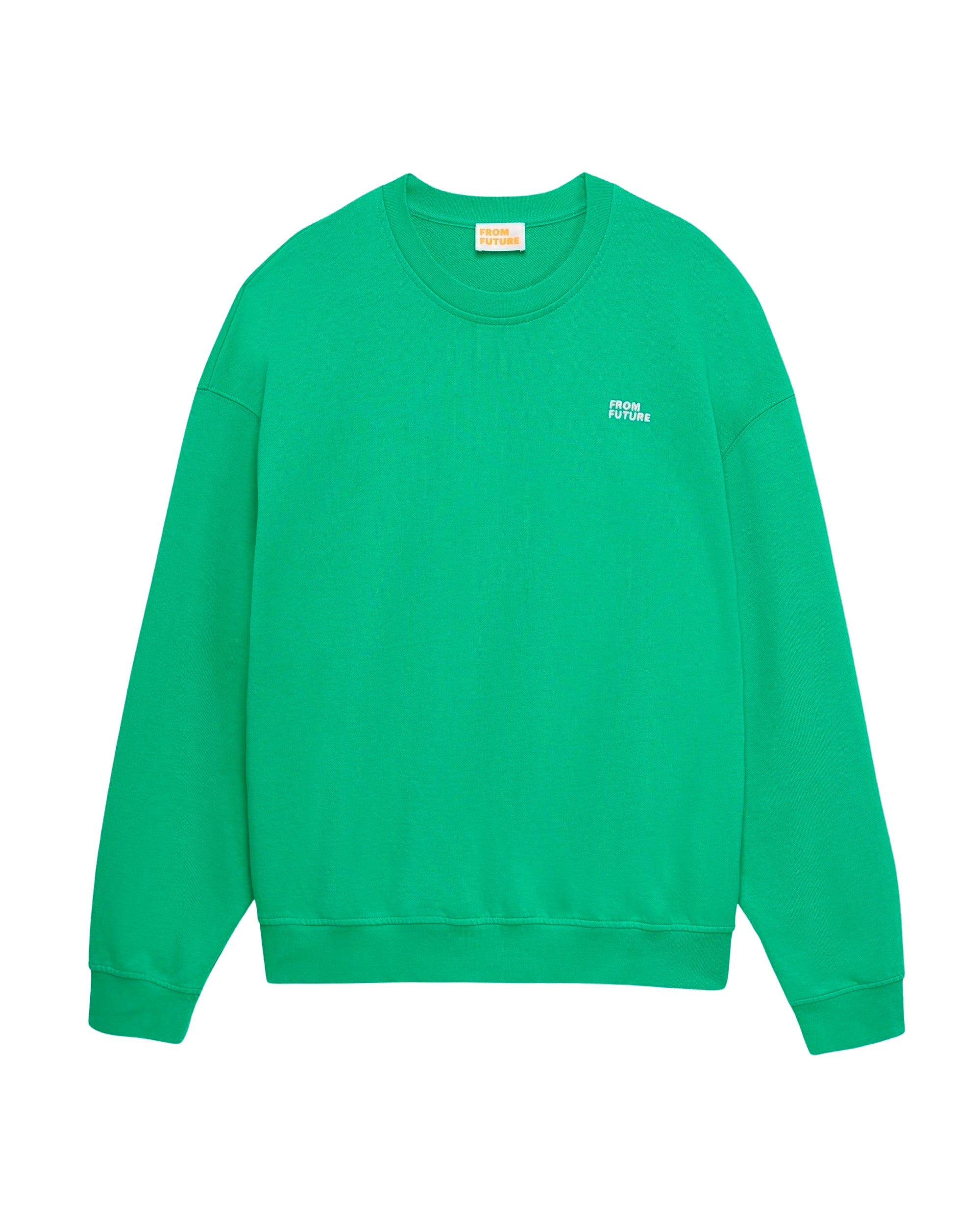 Sweat à col rond oversize - Acid Green