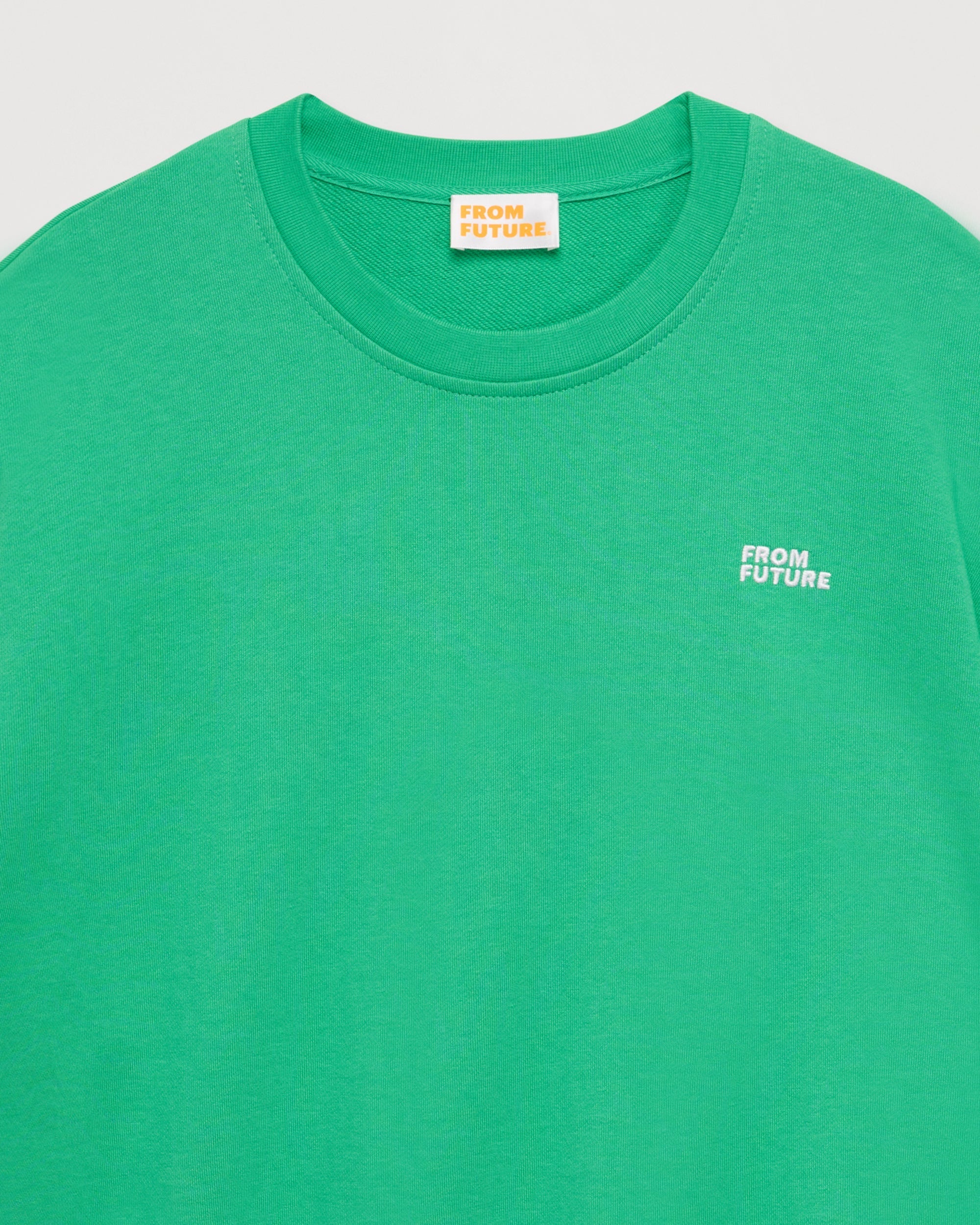 Sweat à col rond oversize - Acid Green