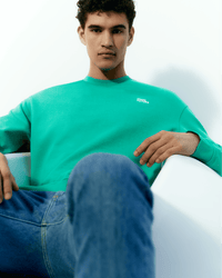 Sweat à col rond oversize - Acid Green