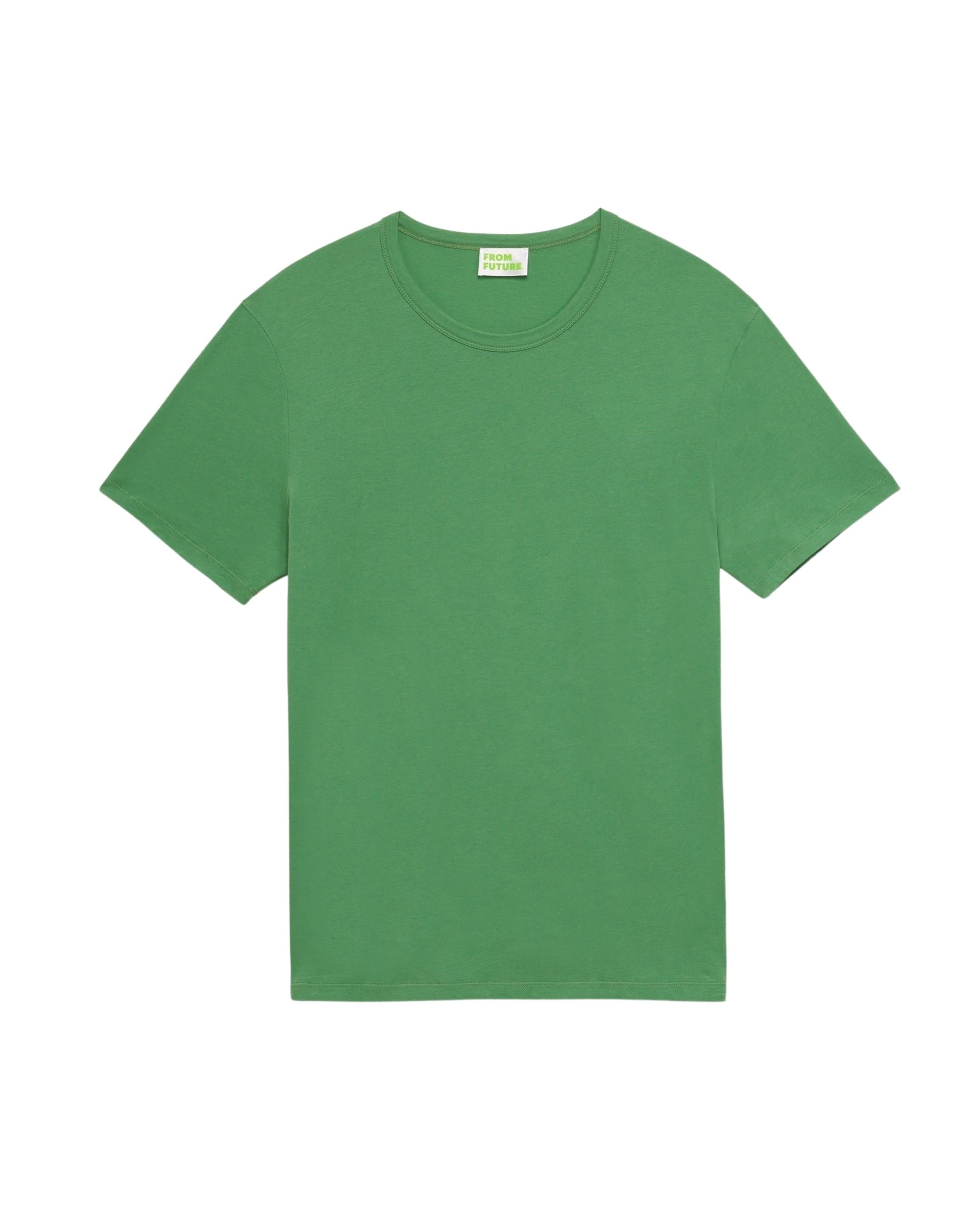 T-shirt classique à col rond - Olive Green