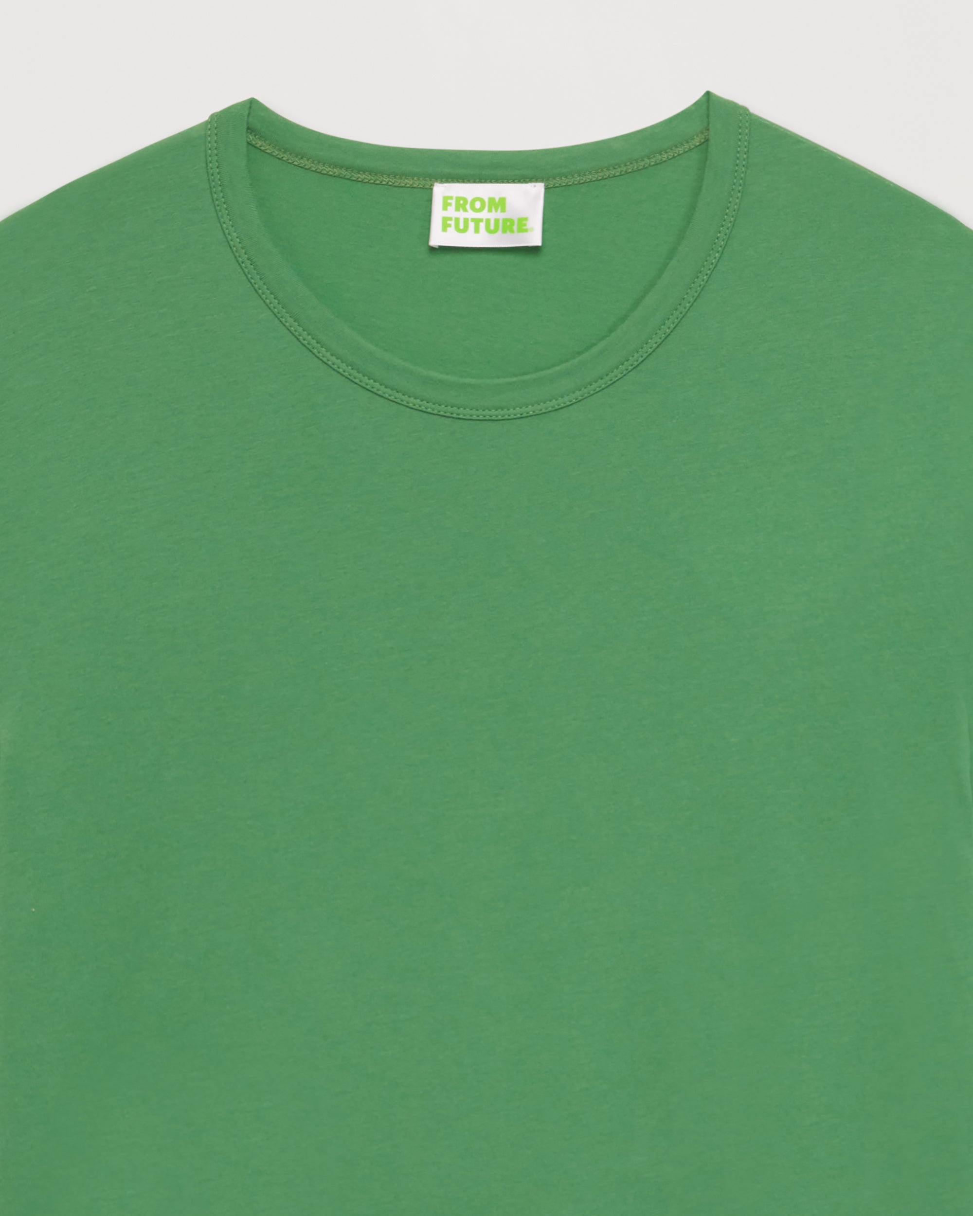 T-shirt classique à col rond - Olive Green