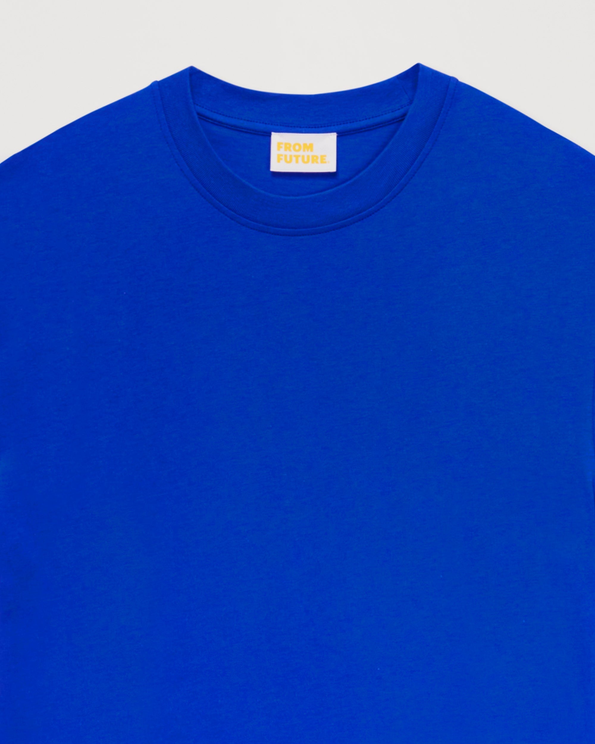 T-shirt oversize à col rond - Electric Blue