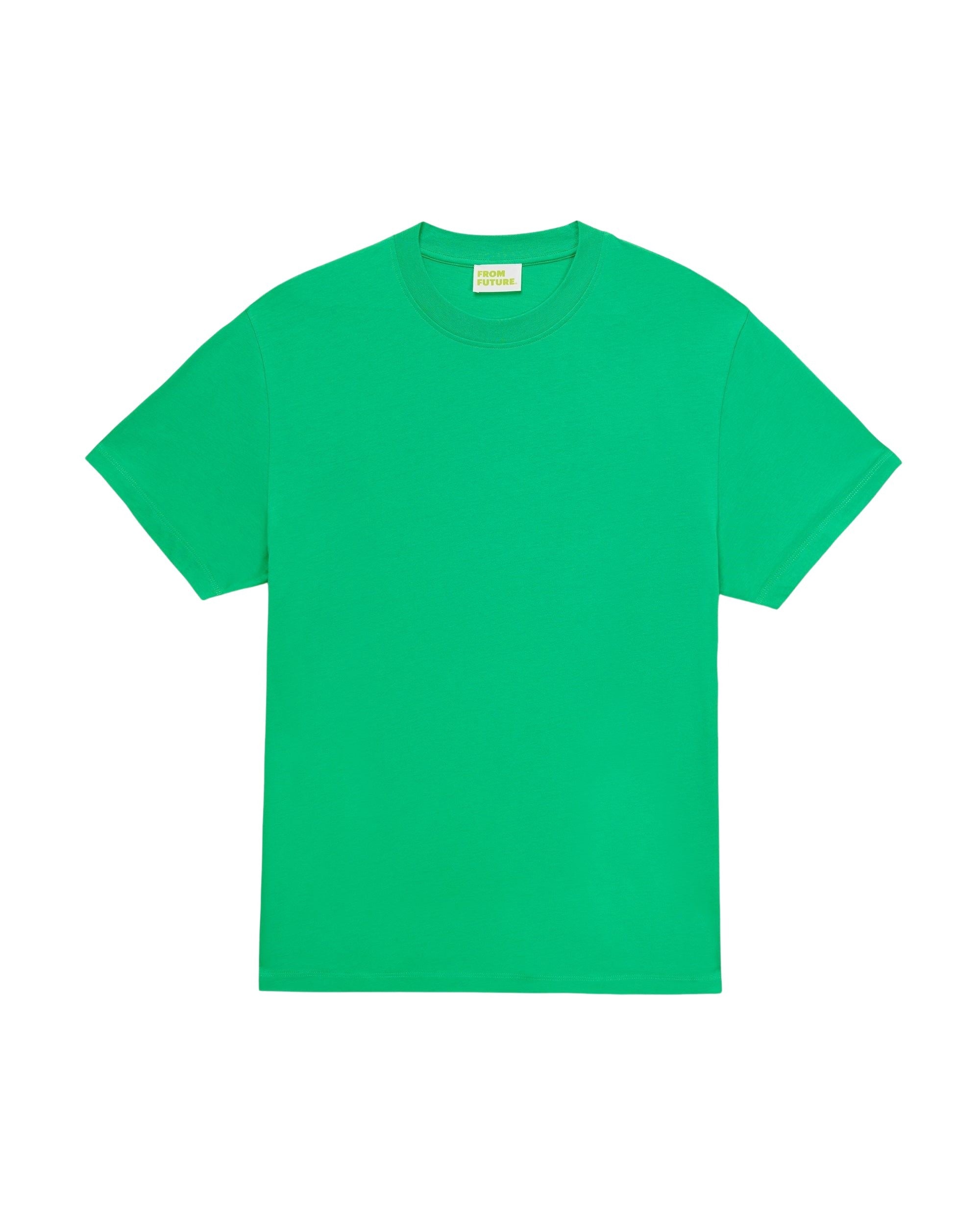 T-shirt oversize à col rond - Acid Green