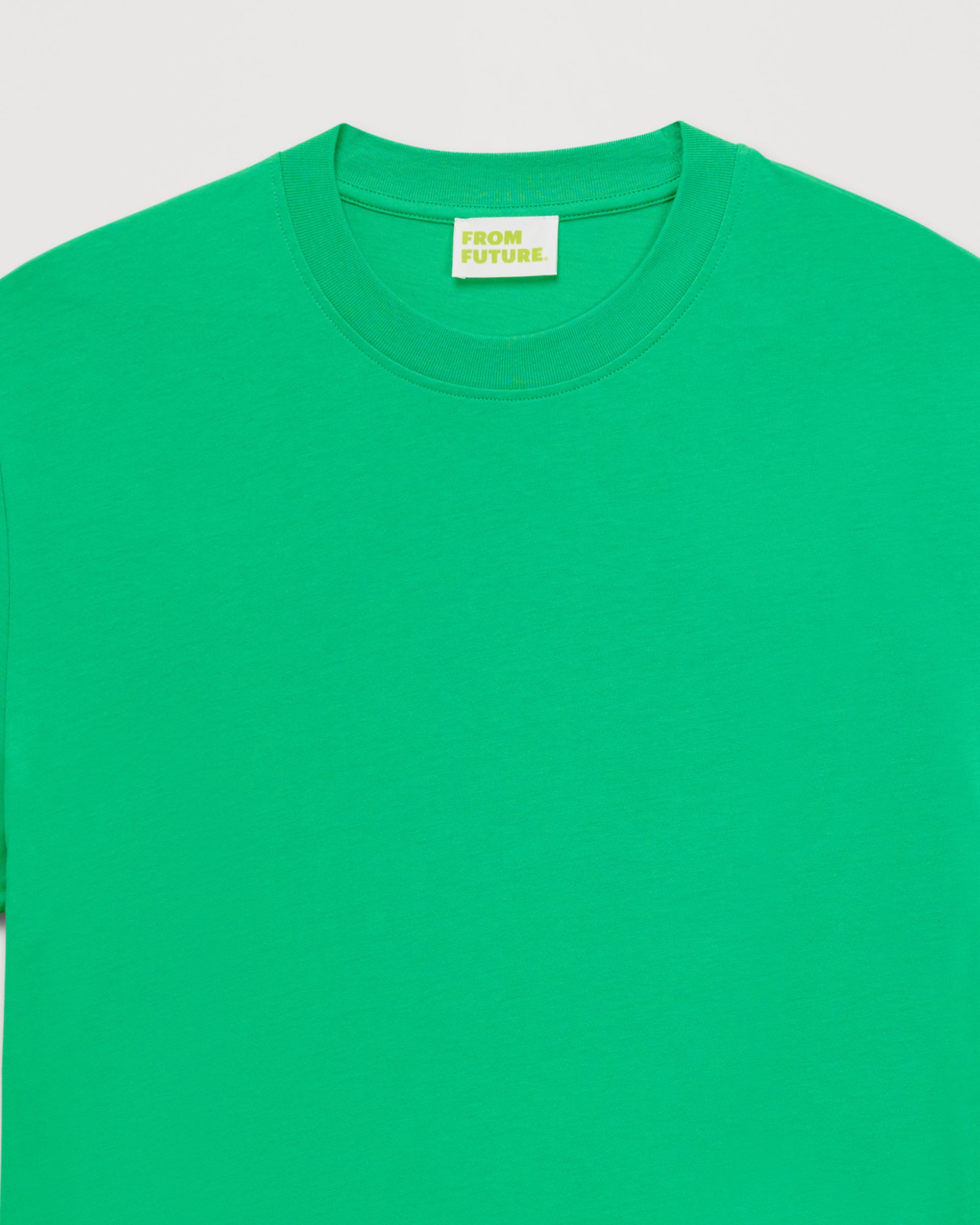 T-shirt oversize à col rond - Acid Green