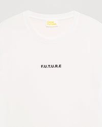 T-shirt à broderie f.u.t.u.r.e - White