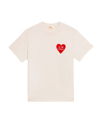 T-shirt oversize Saint valentin à col rond - Desert Sand