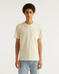 T-shirt à col rond et poche - Navy