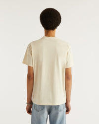 T-shirt à col rond et poche - Desert Sand