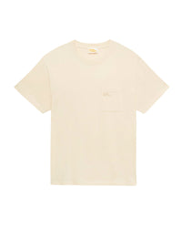 T-shirt à col rond et poche - Desert Sand