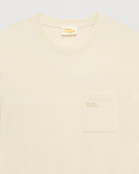 T-shirt à col rond et poche - Desert Sand