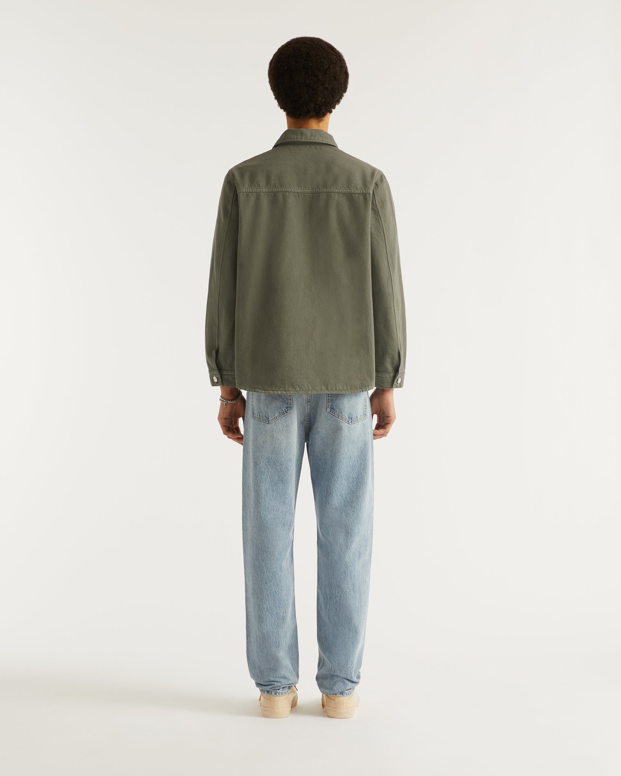 Surchemise à broderie From Future - Khaki