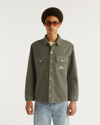 Surchemise à broderie From Future - Khaki
