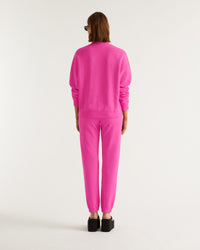 Pantalon de jogging à broderie From Future - Flash Pink