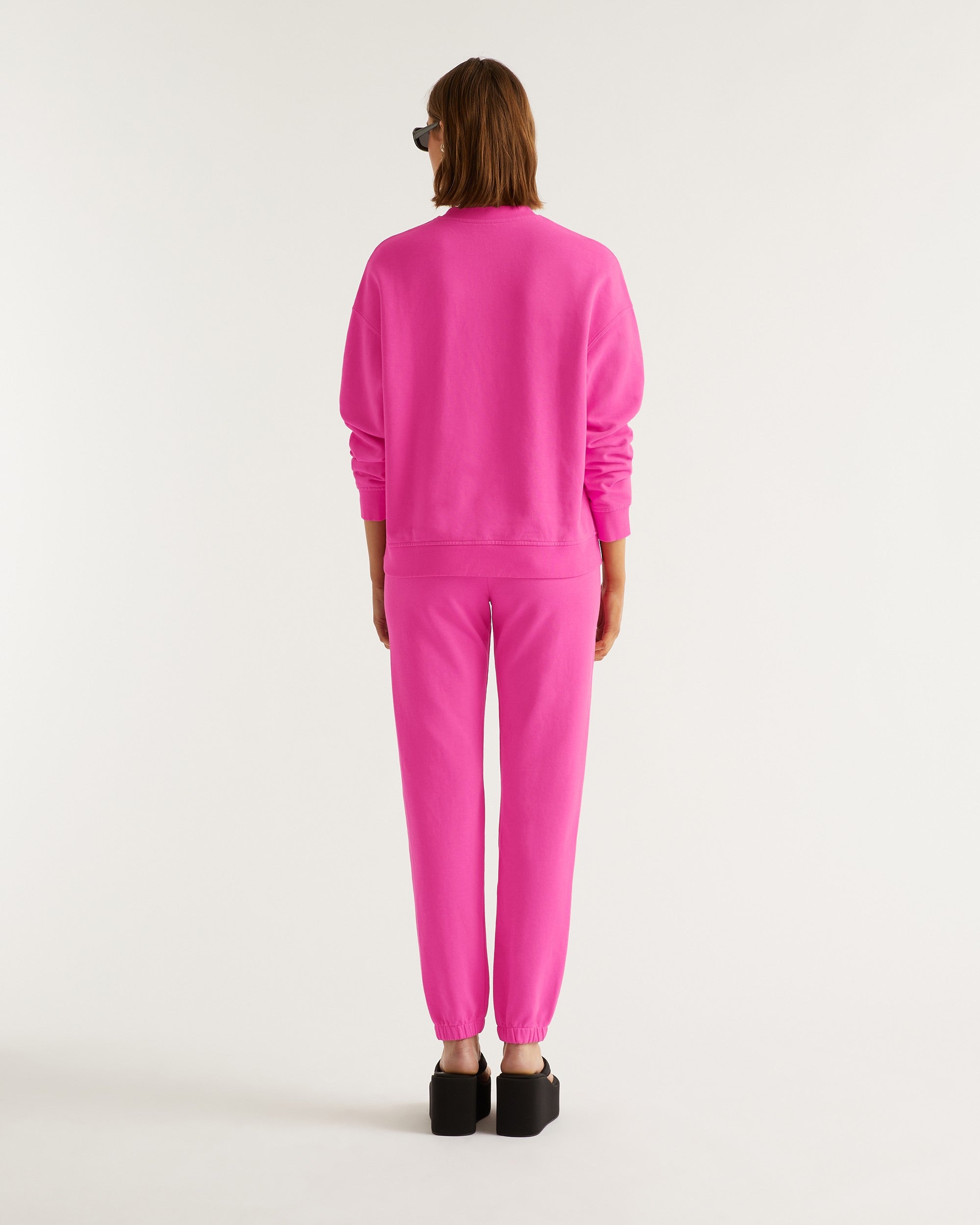 Pantalon de jogging à broderie From Future - Flash Pink