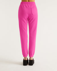 Pantalon de jogging à broderie From Future - Flash Pink