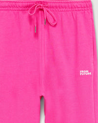 Pantalon de jogging à broderie From Future - Flash Pink