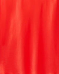 Jupe mi longue Carmen en soie - Neon Orange