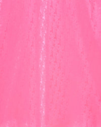 Jupe mi longue Carmen en soie - Pink Jacquard