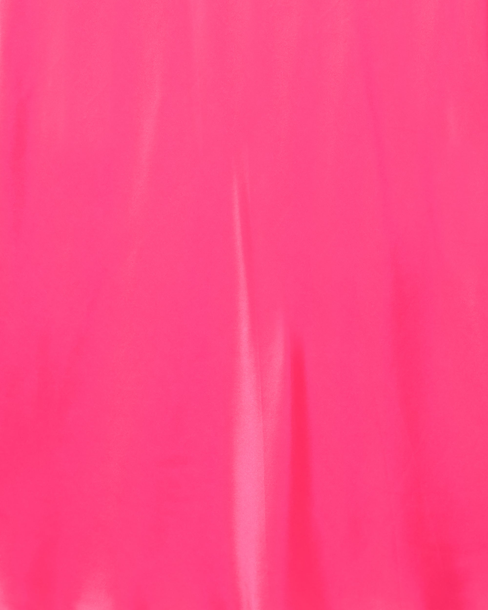 Jupe mi longue Gina en soie - Neon Pink