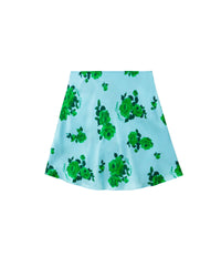 Mini jupe fluide Lenny en soie - Rosae Aqua