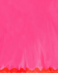 Mini jupe Bradie en soie - Neon Pink