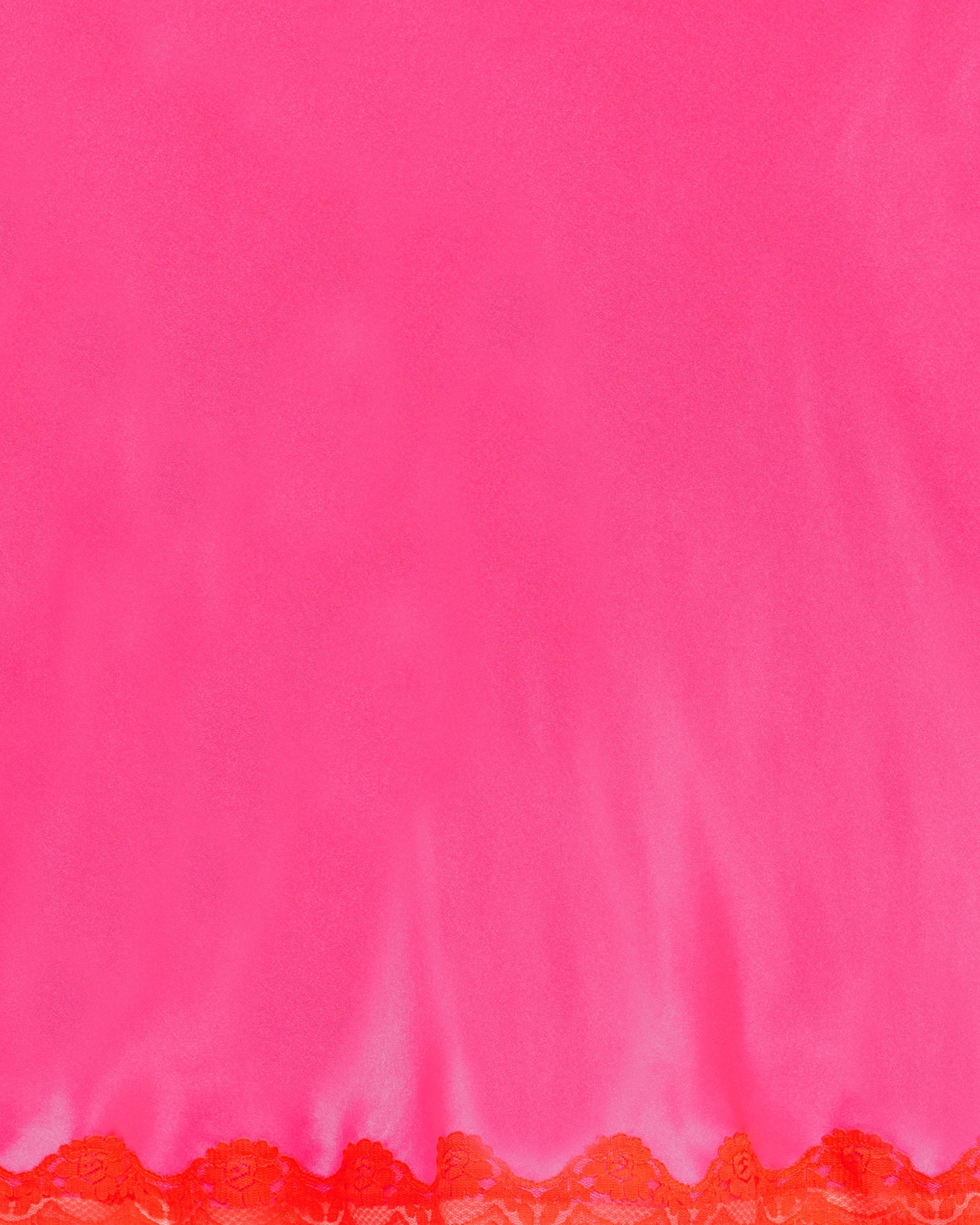 Mini jupe Bradie en soie - Neon Pink