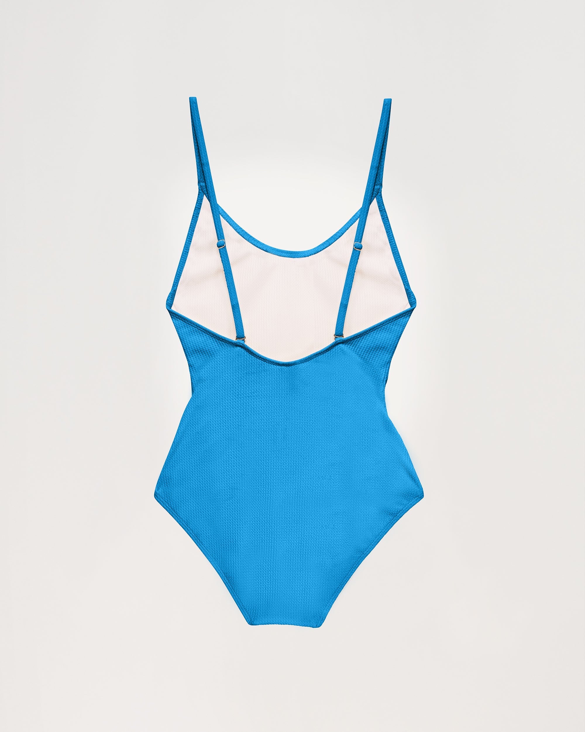 Maillot de bain une pièce à fines bretelles - Summer Blue