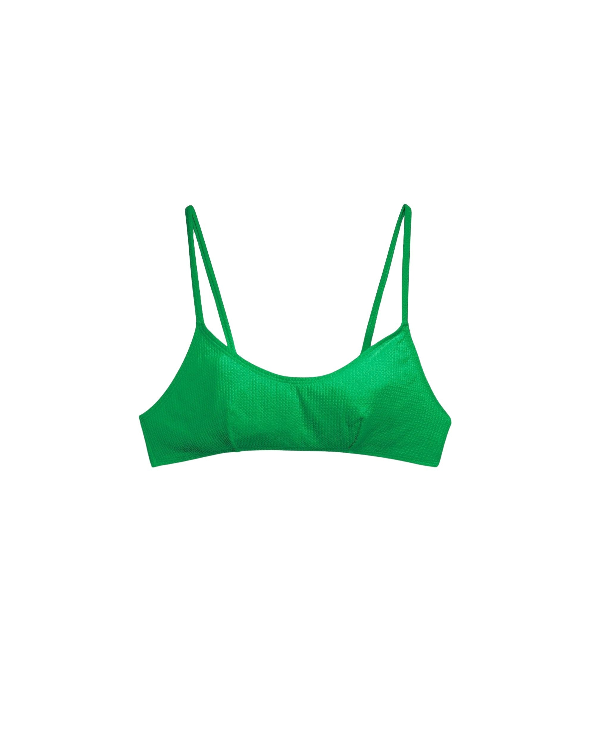 Maillot de bain Gaufre - Acid Green Top