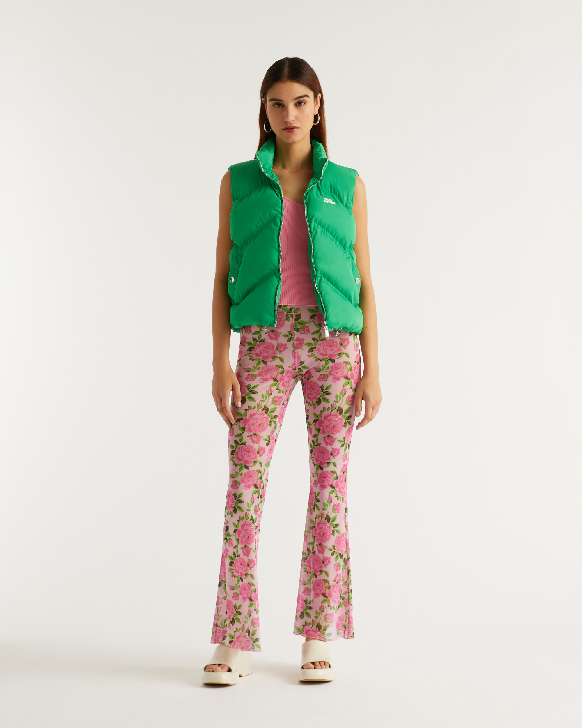 Doudoune sans manches matelassée - Summer Green