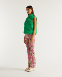 Doudoune sans manches matelassée - Summer Green