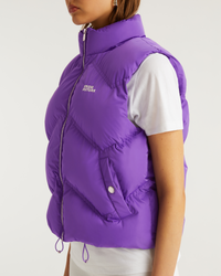 Doudoune sans manches matelassée - Neon Purple