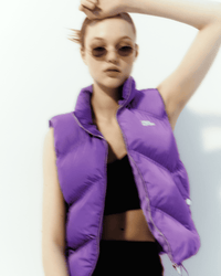 Doudoune sans manches matelassée - Neon Purple