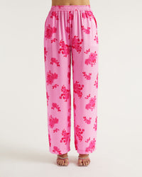 Pantalon large Regine en soie - Rosae Aqua