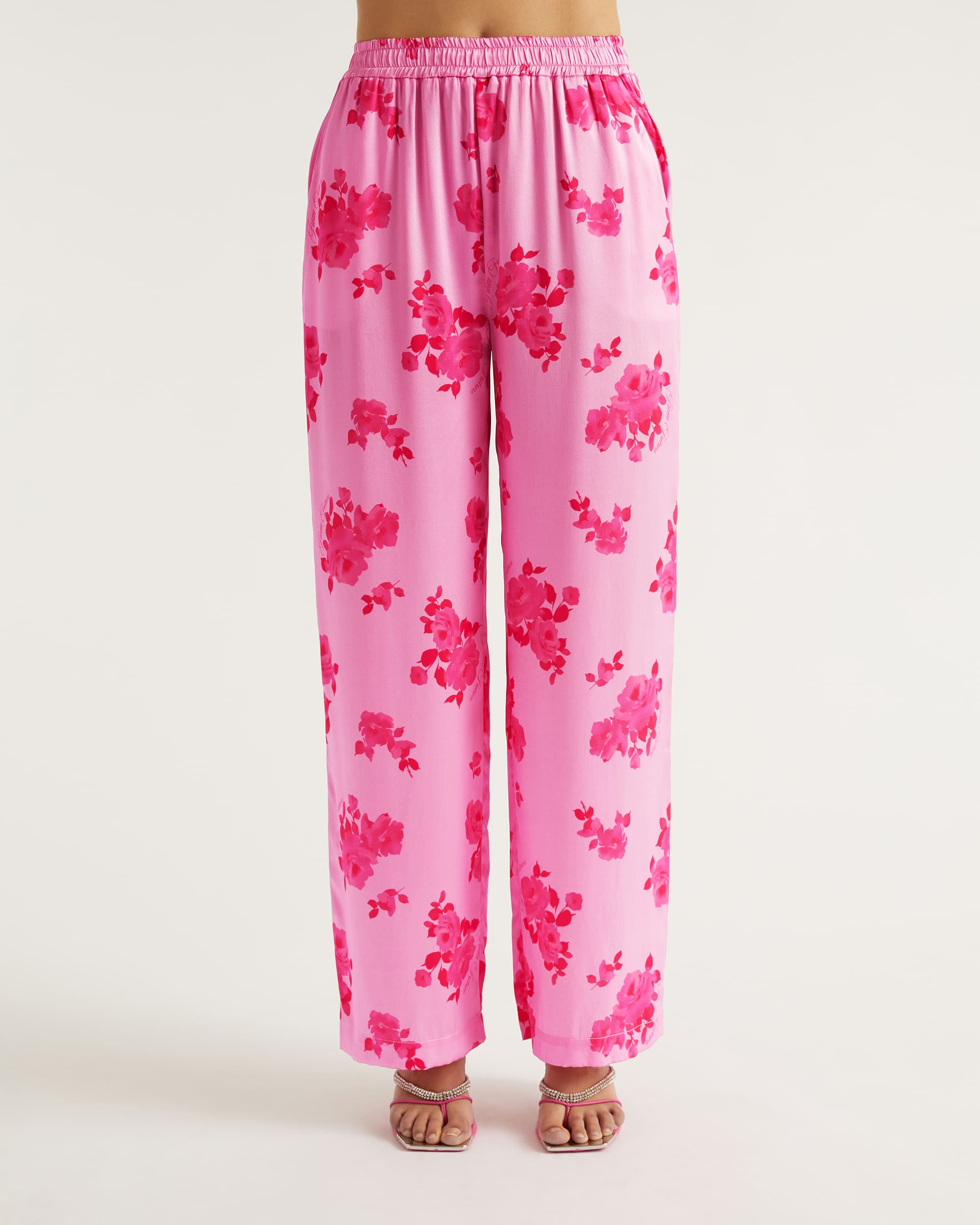 Pantalon large Regine en soie - Rosae Aqua